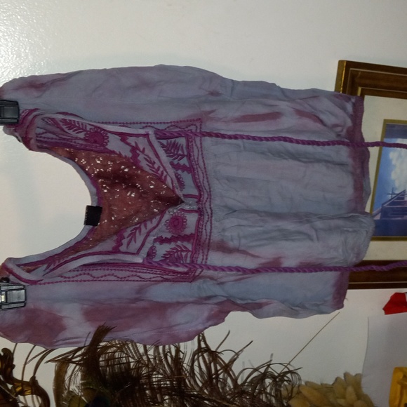 Free People tie die crop top - Picture 1 of 4